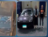 ضبط شاب وفتاة لارتكابهما أفعالا خادشة للحياء داخل سيارة.. فيديو
