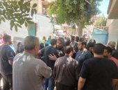 تشييع جثمان طفل توفى أثناء التدريب بحمام سباحة نادى غزل المحلة