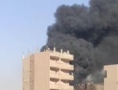المباحث تستمع لأقوال شهود العيان بحريق مخزن خردة بالعمرانية