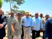 وزير الرى فى جولة مفاجئة بالشرقية لحسم شكاوى المزارعين