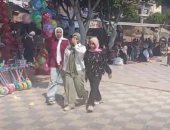 إقبال كبير على حديقة الأسرة والطفولة والرحلات النيلية بدسوق.. فيديو