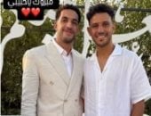 مصطفى شوبير يحتفل بعقد قرانه في حفل عائلي بالساحل الشمالى.. صورة 