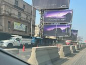 غلق جزئى لـ كوبرى أكتوبر فى اتجاه صلاح سالم لإصلاح الفواصل