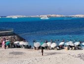 شواطئ البحر المفتوح في مرسى مطروح تستقبل زوارها 