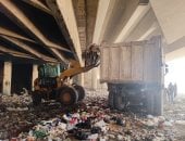 رفع 2700 طن من مخلفات الرتش بنفق المنشية بالهرم خلال يومين.. صور