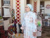السيدة انتصار السيسى تصطحب قرينة رئيس الجبل الأسود فى جولة بمعرض ديارنا بالعلمين.. صور