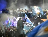 رغم ضياع اللقب.. استقبال حاشد لمنتخب الأرجنتين بعد المونديال.. فيديو وصور 