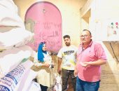 ضبط منتجات مجهولة المصدر خلال حملة بالمنيرة الغربية وتحرير محاضر للمخالفين