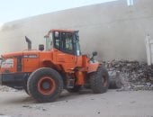 رفع مخلفات الرتش بمنطقة سلم الدائرى فى حى الهرم لليوم الثالث.. صور