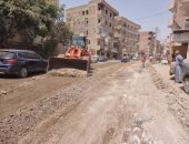 محافظ الجيزة يتابع أعمال تحسين كفاءة الطرق بالحوامدية والبدرشين ومنشأة القناطر