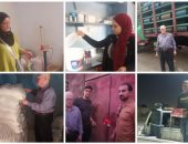 تشميع مصنع عصائر غير مرخص وضبط 7500 جركن مجهول المصدر بالحوامدية