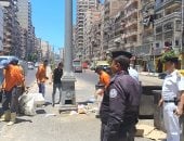 حملة أمنية مشتركة للحد من ظاهرة النباشين دعما لمنظومة النظافة بشرق الإسكندرية