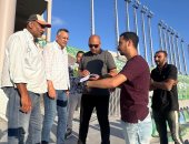 جولة تفقدية لنائب رئيس المصرى للوقوف على آخر مستجدات الأعمال الاستاد