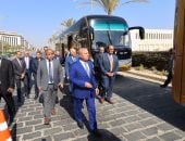 وزير النقل يدشن 20 أتوبيسا مكيفا من إنتاج النصر للسيارات لصالح "السوبرجيت"
