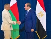 الرئيس السيسى يرحب بقرار رئيس مدغشقر بتمثيل دبلوماسى مقيم فى مصر