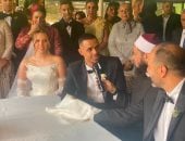 مصطفى عسل بطل الاسكواش يحتفل بزفافه قبل انطلاق الموسم الجديد