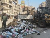 استجابة للشكاوى.. رفع مخلفات من المريوطية وعثمان محرم وخلف موقف البوهى بالجيزة