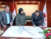 محافظ سوهاج يعتمد لوحة تحديث المخطط الاستراتيجى العام لمدينة المنشأة
