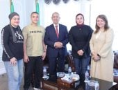 على خطى البطل نحو الكلية الحربية.. نجل الشهيد المنسي يحصد ثمار تفوقه.. صور