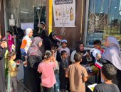 توافد المواطنين على مهرجان التسوق الأول لجهاز مستقبل مصر بكفر الشيخ