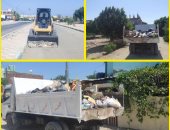 رفع 32 طن قمامة وإصلاح أعطال مياه الشرب بقرى القنطرة شرق في الإسماعيلية