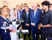 محافظ المنوفية ورئيس الجامعة يفتتحان معرض المشروعات الطلابية بكلية الهندسة