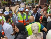 محافظ كفر الشيخ يتفقد مبادرة جميلة يابلدي والمركز التكنولوجي بمطوبس.. فيديو