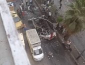 مقتل شخصين وإصابة 13 آخرين فى انفجار مركبة بمدينة جرمانا قرب دمشق.. فيديو 