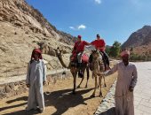 سانت كاترين تستقبل 420 سائحًا من جنسيات متعددة