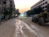محافظ الجيزة يعلن بدء رصف شارع المطار من منطقة المطافئ وحتى نفق إمبابة