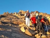 سانت كاترين تستقبل 400 سائح من جنسيات متعددة