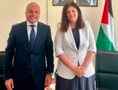 وزيرة خارجية فلسطين تودع سفير مصر وتثمن دور القاهرة الداعم للقضية الفلسطينية
