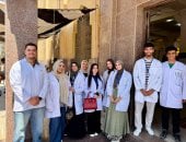 قافلة طبية بين جامعتى قناة السويس والإسماعيلية الجديدة لخدمة أهالى القنطرة شرق