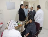 محافظ المنوفية يتفقد مبنى مستشفى الرمد الجديد ويتابع سير العمل