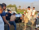 وفاة أحد المصابين بحادث انقلاب سيارة بترعة بأوسيم وعدد المتوفين يصل لـ3 ضحايا
