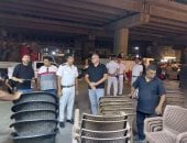 حملات حاسمة بالطالبية.. تشميع مقاهٍ ومحال مخالفة ورفع الإشغالات بـ4 شوارع