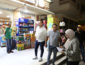 حملات ليلية بشوارع السويس وإزالة إشغالات بالمستقبل والسلام 1.. صور