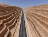 القطار الكهربائي السريع قناة سويس جديدة على قضبان.. يربط البحرين الأحمر والمتوسط.. شريان تنموي يربط التجمعات العمرانية بالمناطق الصناعية والسياحية.. ومحطة مطروح نموذج للمحطات الذكية ذات العائد الاقتصادي.. صور