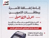 إتاحة إضافة أفراد الأسرة على بطاقات التموين.. اعرف التفاصيل (إنفوجراف)