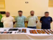 ضبط 4 أشخاص لبيع خطوط المحمول مجهولة المصدر