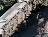 إصابة 20 شخصاً فى خروج قطار عن مساره بإنجلترا..هل الحر السبب؟