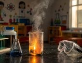 كارثة داخل حضانة بالتجمع.. تجربة كيميائية تحرق 4 أطفال