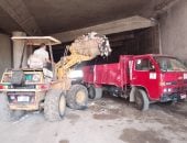 حملات لرفع مخلفات الرتش من شارع ترعة المريوطية ونفق الريحانى بالهرم.. صور