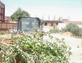 حملات مكثفة فى أسوان لرفع الإشغالات وحماية المصارف