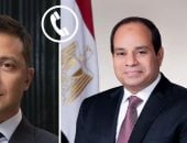 الرئيس السيسى وزيلينسكى يتفقان على العمل لزيادة التبادل التجارى بين مصر وأوكرانيا
