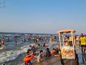 شواطئ مصيف بلطيم تستقبل زوارها