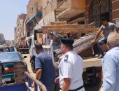 رفع 375 حالة إشغال خلال حملة فى أبو النمرس لإعادة الانضباط والسيولة المرورية