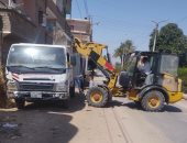 رفع 50 طنا من القمامة بقرى جهينة سوهاج ضمن جهود تحسين مستوى النظافة