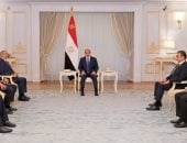 الرئيس السيسى يستقبل القائد العام للجيش الليبى ويؤكد عمق العلاقات الأخوية