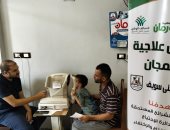 تنظيم قافلة طبية لعلاج المرضى الأولى بالرعاية بقرية دشاشة ببنى سويف